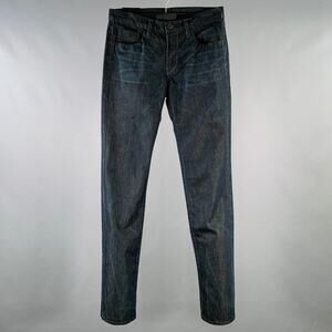 J BRAND Size 32 Clean Kane Indigo Twill Cotton Straight Five Pockets Jeans